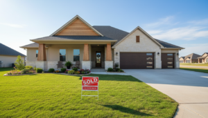 A stylish, well-maintained suburban title insurance oklahoma homebuyers
